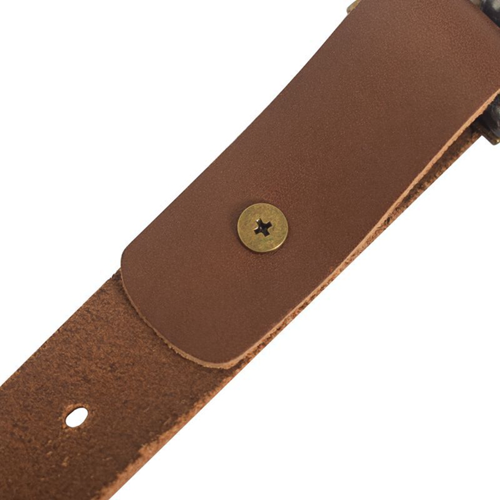 Camera Double Shoulder Leather Strap for DSLR/SLR Camera (Black). 