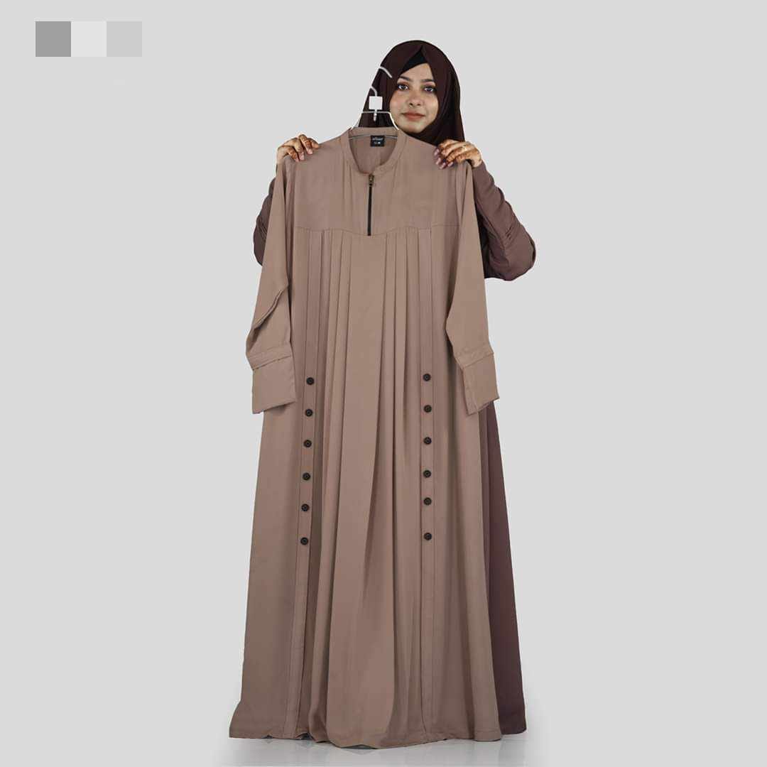 Borkha Elegance with Abaya Irani Stylish Party Borkha - A Hijab Fashion Collection Featuring Fashionable Khimar Lycra Borkha Without Hijabs.. 