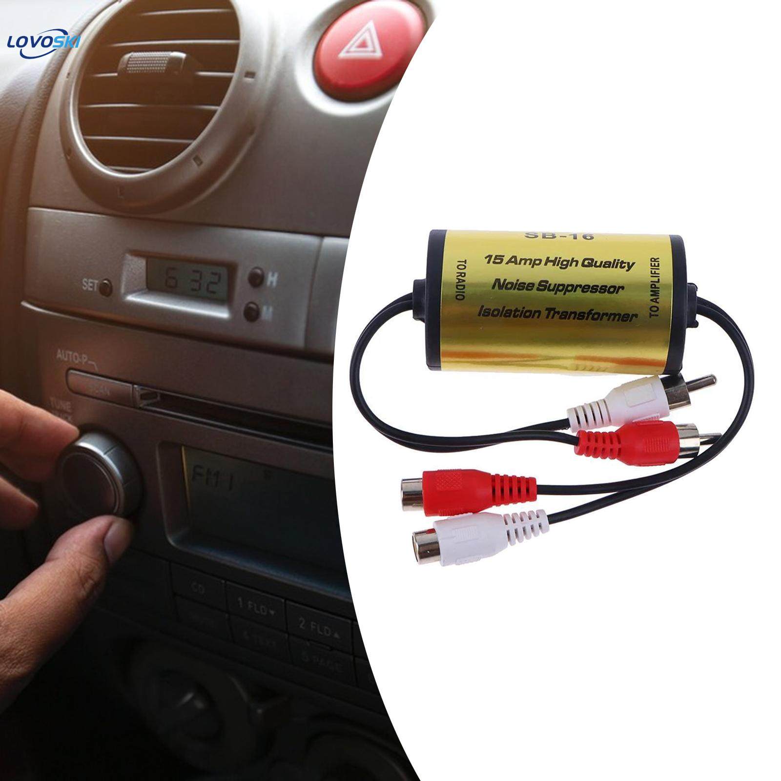 Generic RCA Audio Noise Ground Loop Isolator Replaces Professional Noise for Radio. 