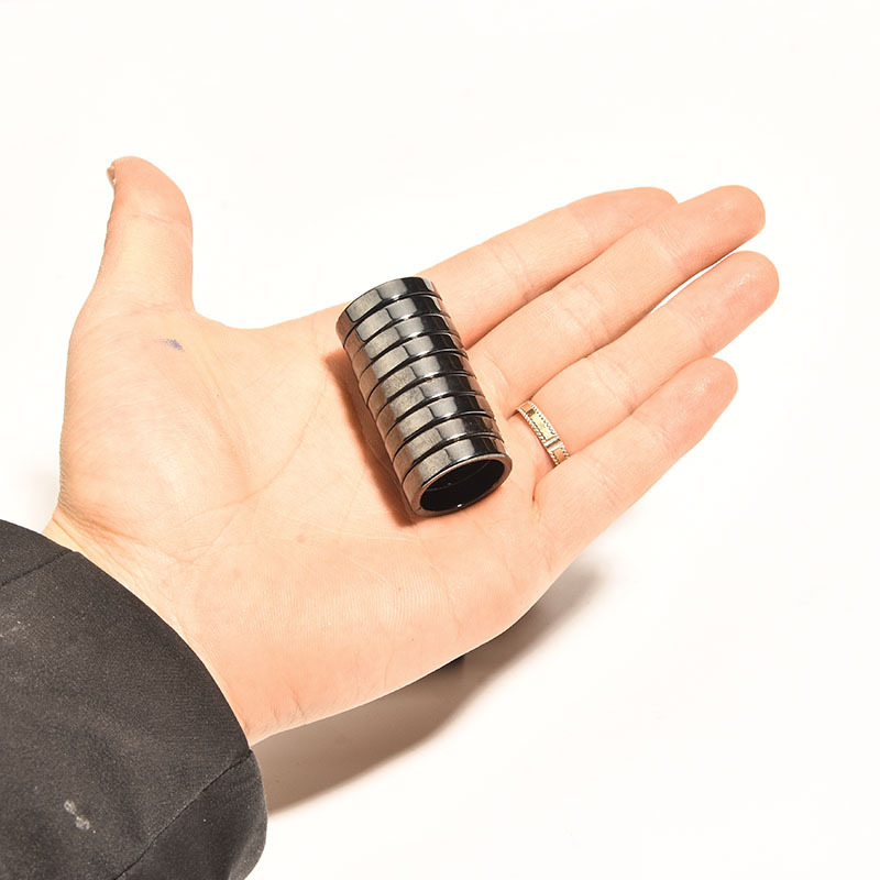 Amazon Magnetic Ring 6T curved hematite ring / magnetic shank / magnetic bracelet. 