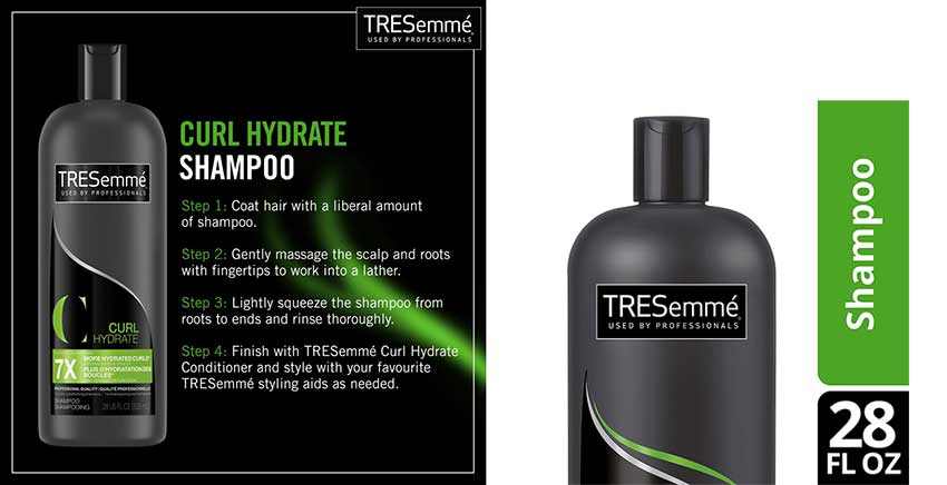 Tresemme Curl Hydrate Shampoo 828ml