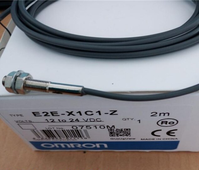 for Omron- E2E-X1C1 E2E-X1B1 E2E-CR8C1 E2E-CR8B1 Proximity Inductive 3-Wire NO NPN Sensor Internal Amplifier 10~30VDC 1mm. 