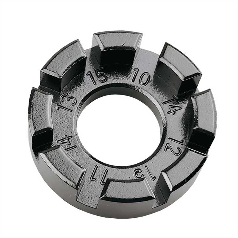 Bicycle Spoke Wrench 8 Way Groove Bike Wheel Rim Adjuster Spanner Bicycle Repair Tool Spoke Tool Easy to Use. 