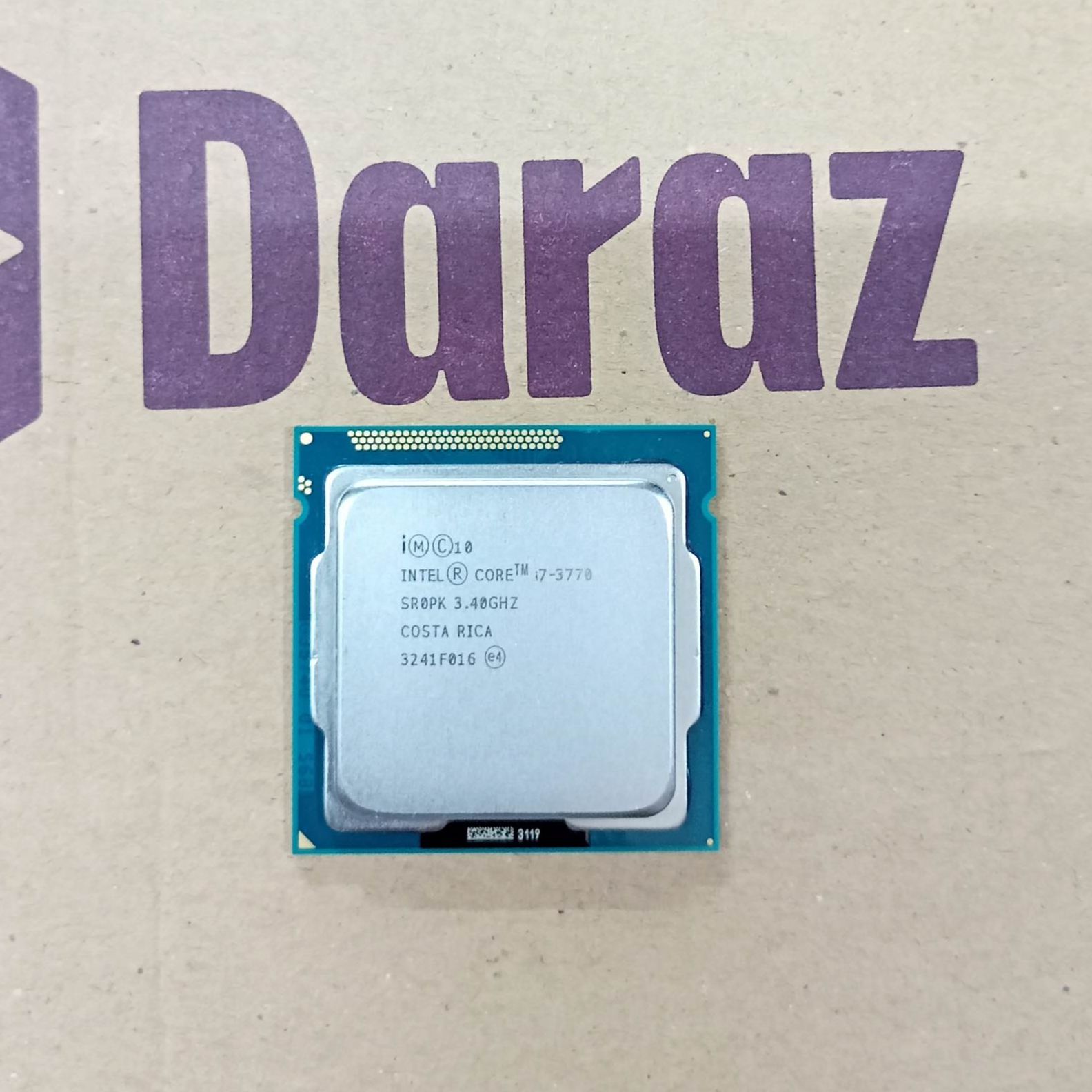 korean Core i7- 3rd Generation  3770 - 3.40 Ghz  for desktop mother board  61-75- model  CPU  processor