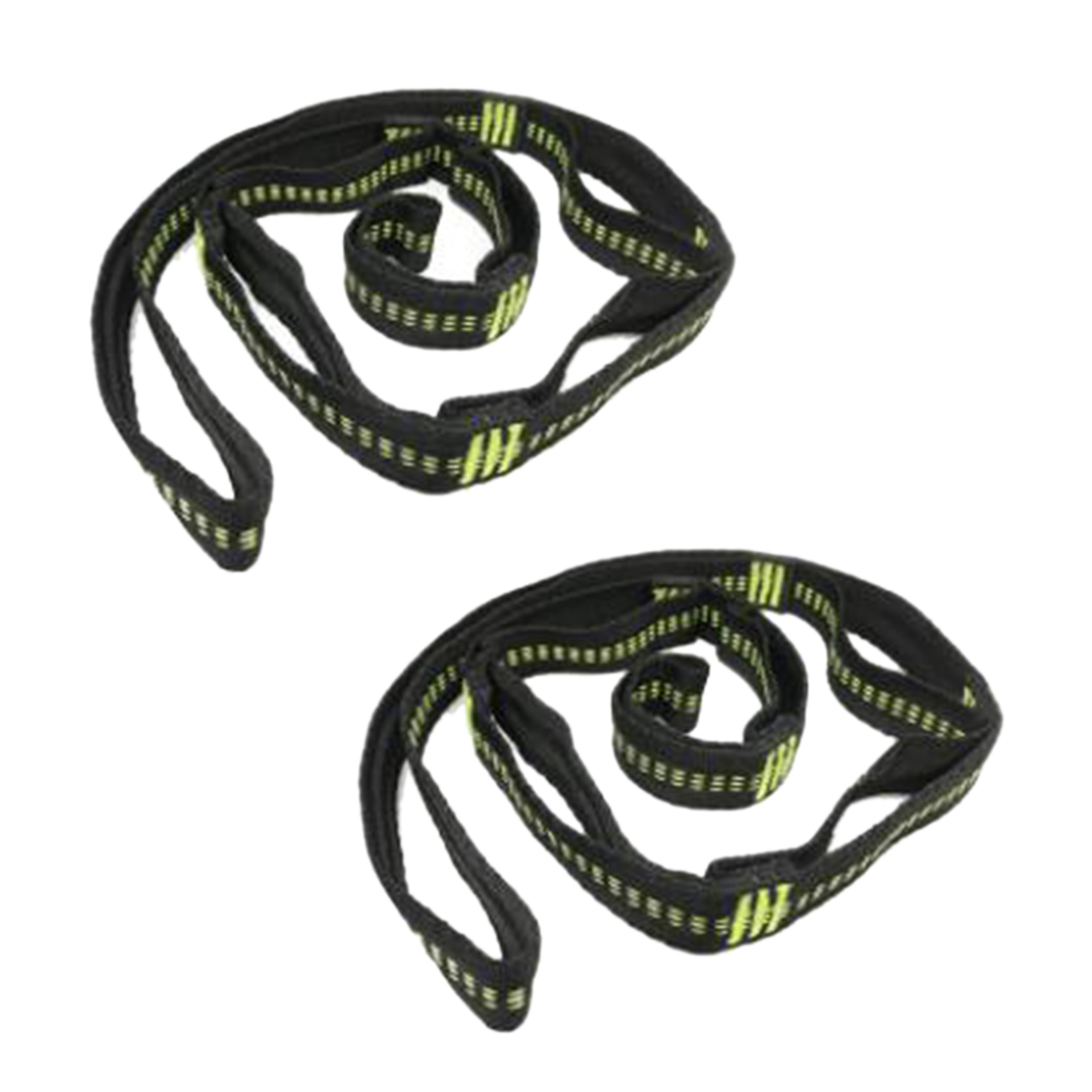 2Pcs Hammock Straps Hammock Tree Straps Set No Stretch Heavy Duty Hammock Straps Set for Camping Yoga Stretching-Green