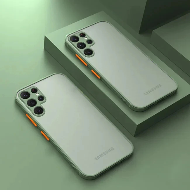 Case for Samsung Galaxy S24 Ultra Armor Matte Case for Samsung Galaxy S24 Ultra Shockproof Shell Cover Galaxy S24 Ultra PC Funda. 
