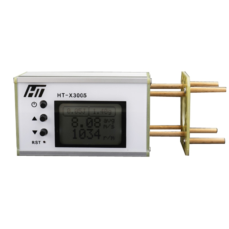 1-999m/s Speed Meter for Speed Meter Ball Velocity Energy Measurement Chronograph Bullet Speed Tester HT-X3006. 