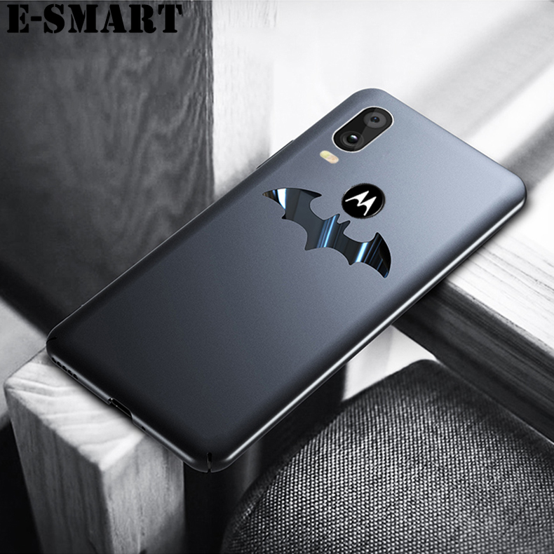 Phone case Motorola One Vision Batman Back Cover Full protector Metal Bat design Back cover For Moto One Vision case cover