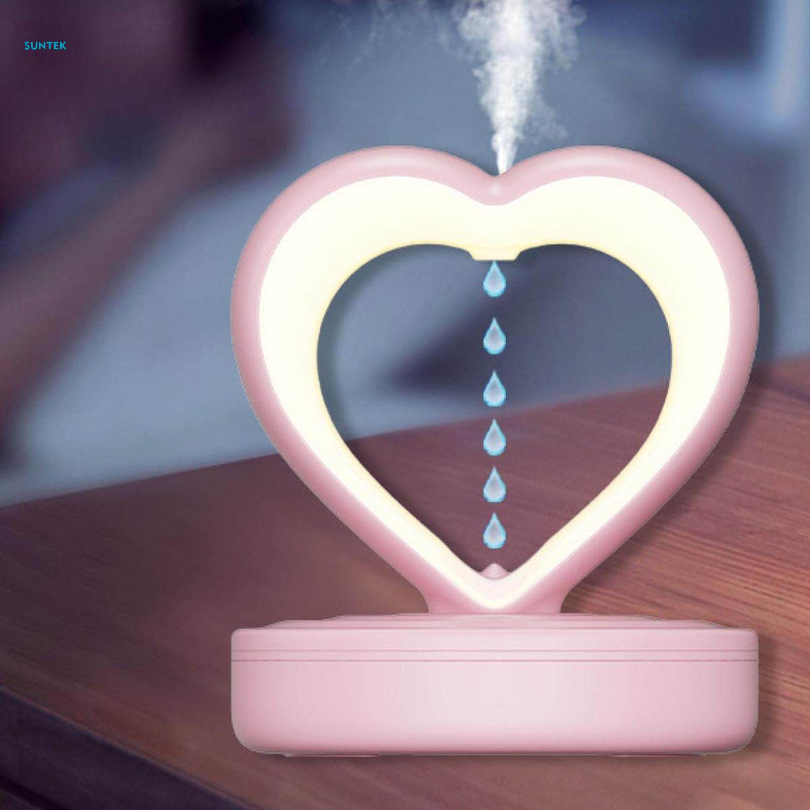 Anti Mist Humidifier 800ml Essential Oil 36dB Quiet Desktop Humidifier for Bedside Home