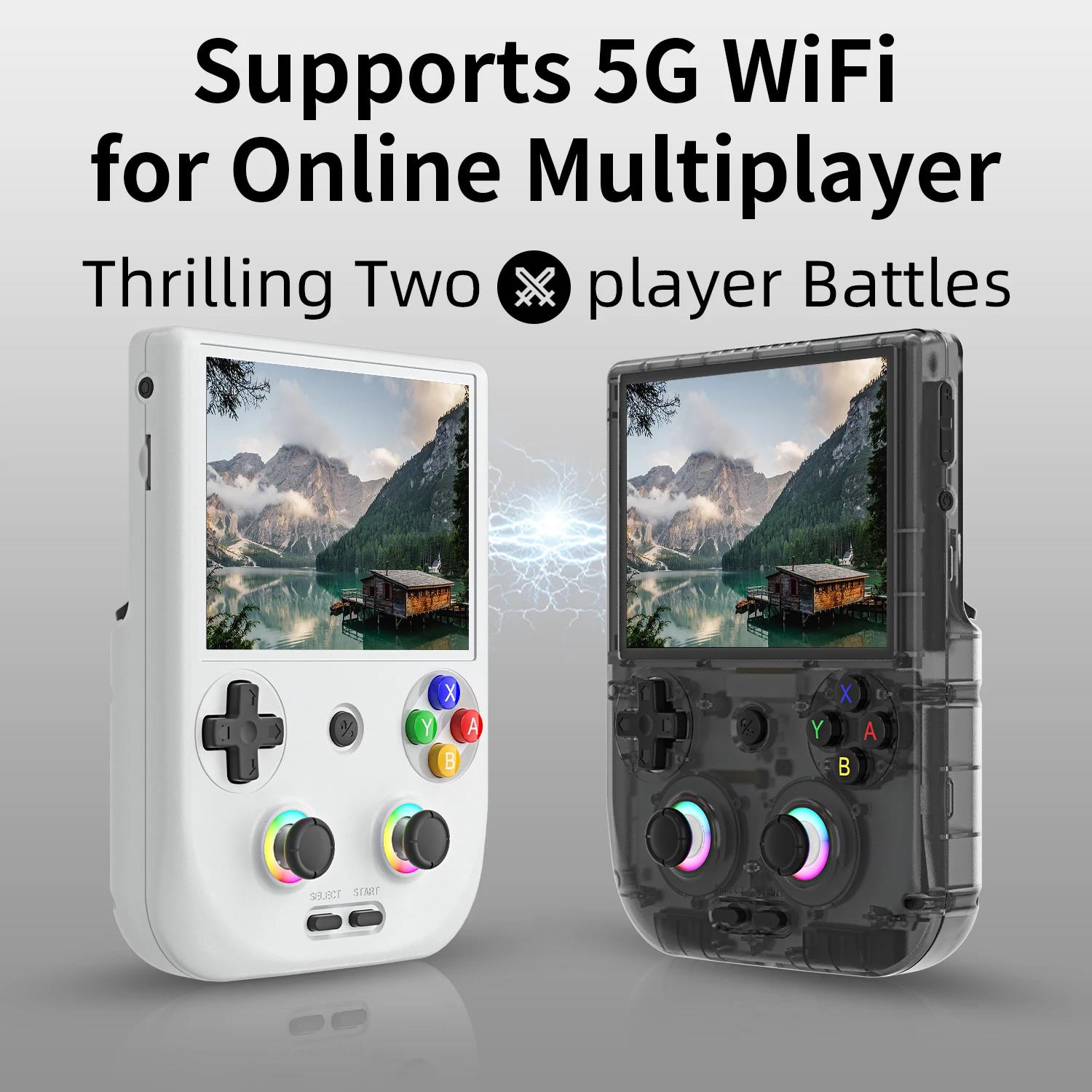 ANBERNIC RG 406V Video Handheld Game Console RG406V 4 IPS Touch Screen Android 13 Wifi Retro Games Player Supports 1080p DP psp. 