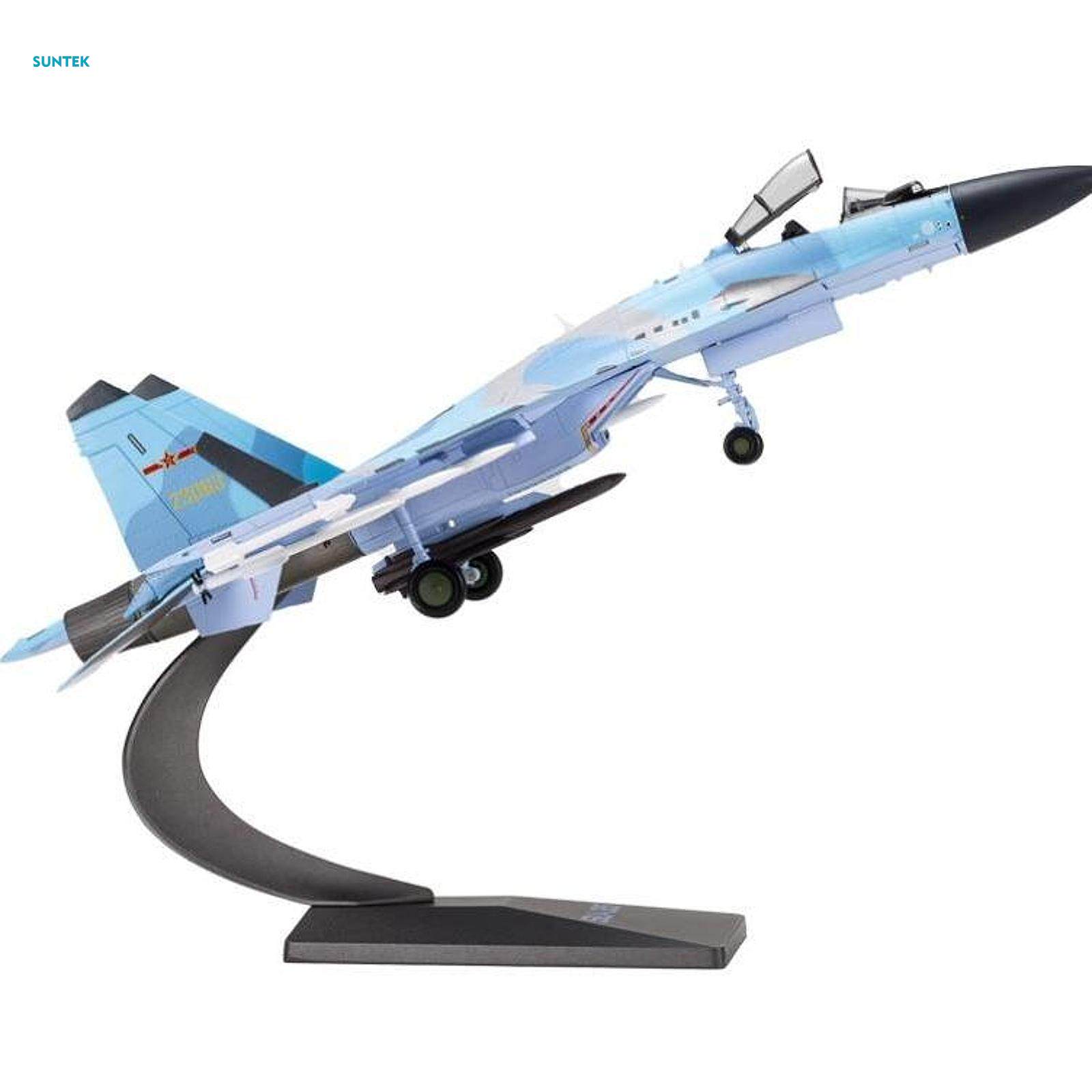 1:72 SU35 Airplane Model with Display Stand for Tabletop Home TV Cabinet. 