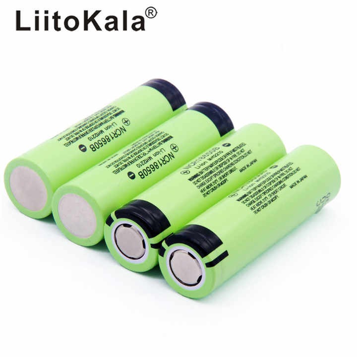 LiitoKala REAL CAPACITY 3.7V 2600mah 18650 Li Ion Rechargeable Battery 5C Discharge Rate Li-ion Battery For Power Tools- 2pcs. 