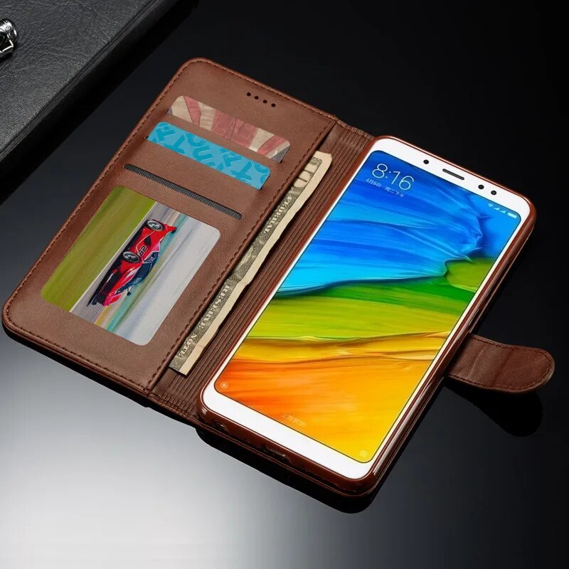 Redmi Note 4 Case Leather Wallet Flip Cover For Redmi Note 4X Phone Case With Stand Card Solt Cover Redmi Note4 Case. 
