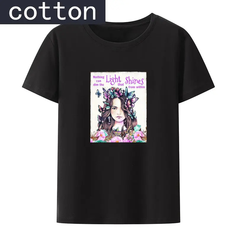 Inspirational Positive Quotes Decor Koszulki Anime Shir T Shirt for Men T-shirts Summer Y2k Clothes Style Men's Clothing Cool. 