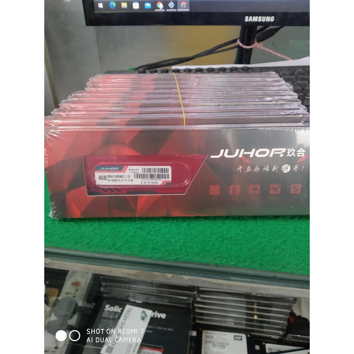 JUHOR Desktop RAM 4GB DDR4 2400/2666 MHz