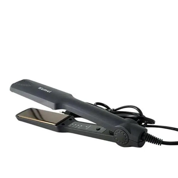 Hair straightener with outlet different attachments