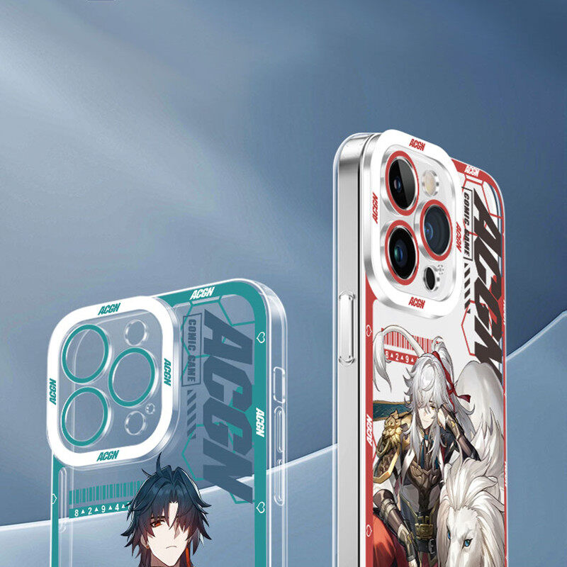 Cellphone Case For Infinix Tecno POVA 2 3 4 Camon 19 Pro 19 Neo Smart 5 6 Plus Zero 20 Hot 9 Play Spark 10 Pro Phone Casing Angel Eyes Honkai Star Rail Gepard Bronya Kafka Clara Luocha Soft Transparent Cover Shockproof Full Protection. 