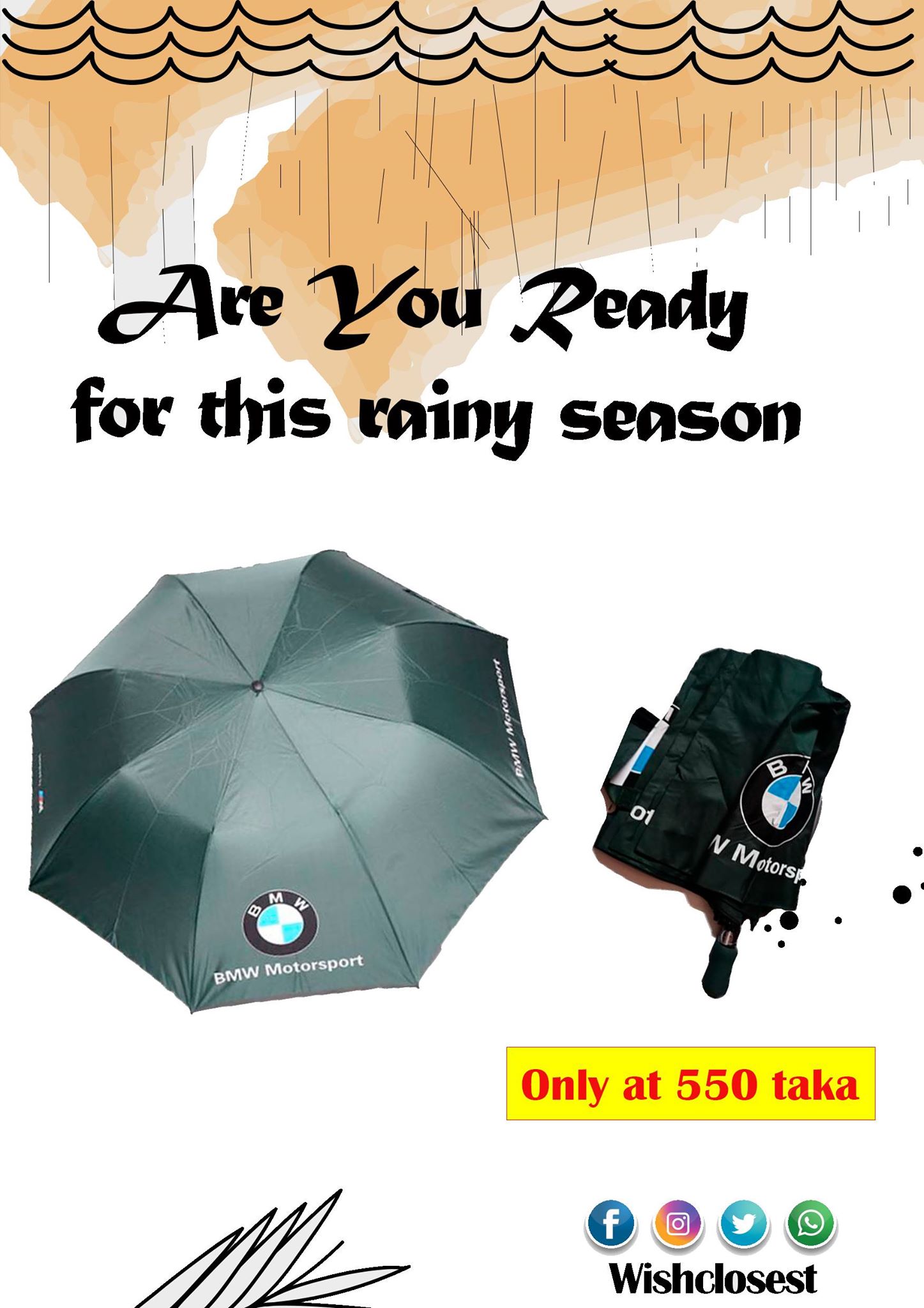 BMW Motorsports Umbrella
