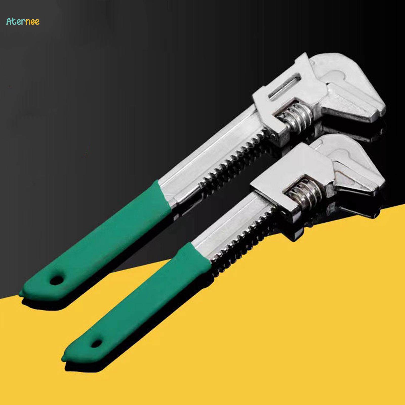 F Type Wrench Adjustable Pipe Wrench Wide Opening Spanner for DIY Project 75mmx280mm. 
