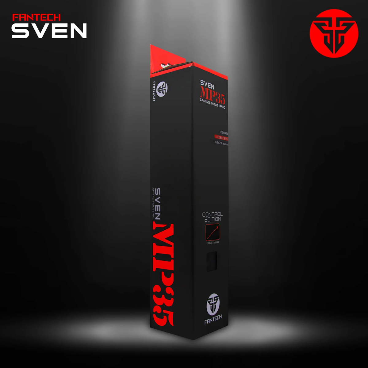 FANTECH SVEN MP35 Control Type Surfaces Enhanced With Anti-Slip Base and Smooth Surface Gaming Mouse Pad. 