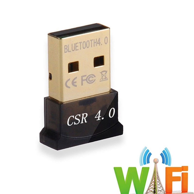 Bluetooth Adapter V4.0 CSR Dual Mode Wireless Mini USB Bluetooth Dongle 4.0 Transmitter for Computer PC. 