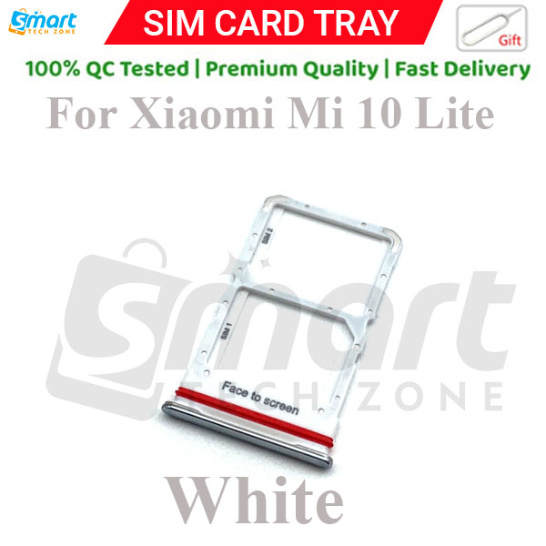 Xiaomi Mi 10/ 10 Pro/ 10 Lite/ 10t Lite/ 10t Lite Pro Sim Tray Micro SD Card Slot with Sim Ejector Pin Replacement Part. 