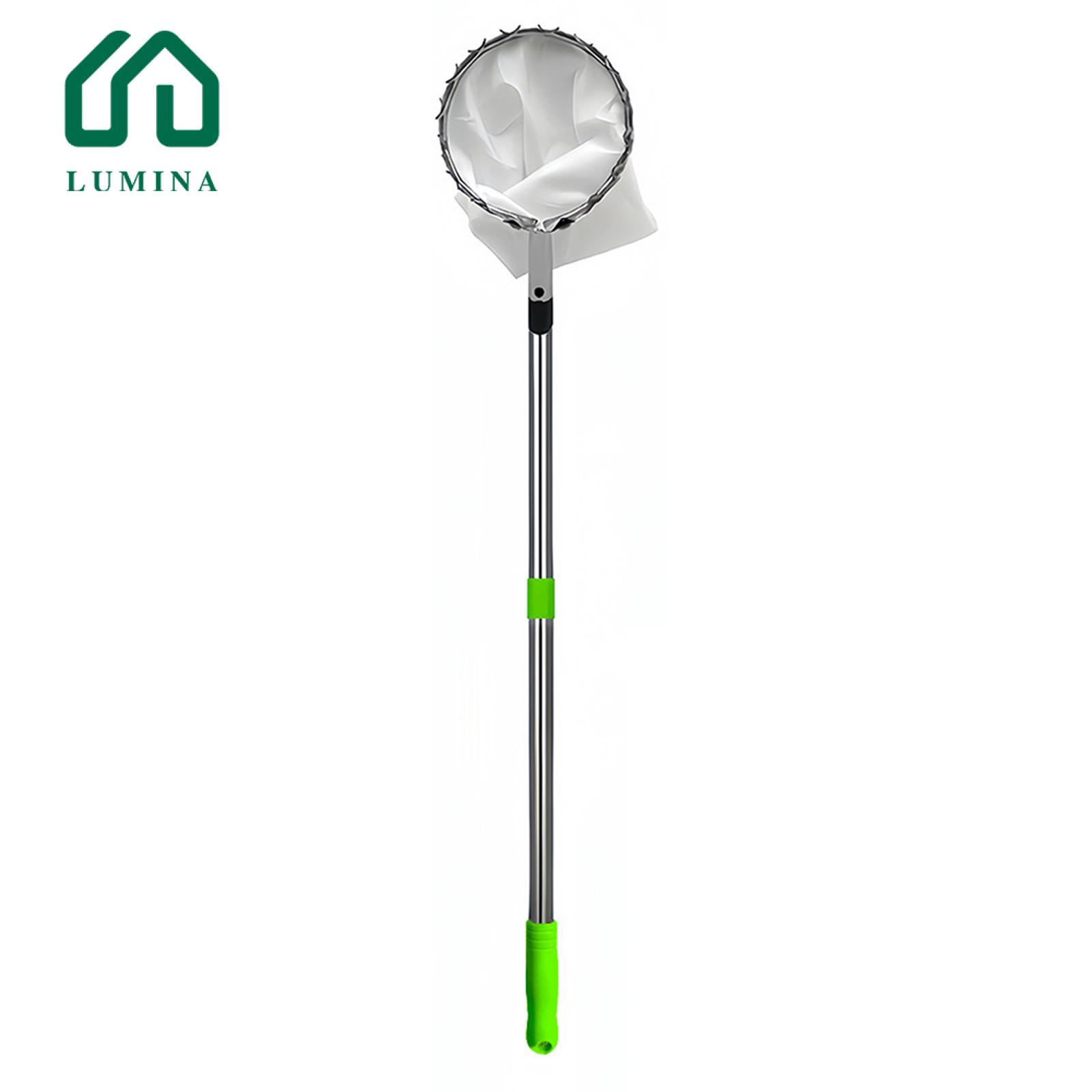 Lumina Stainless Steel Fruit Picking Pole Extendable Fruit Picker Pole with Storage Bag Ideal for Harvesting Fruits Like Mango Lemon Orange More Perfect for Home Gardening Orchard Use Grabber Tool for Twist. 