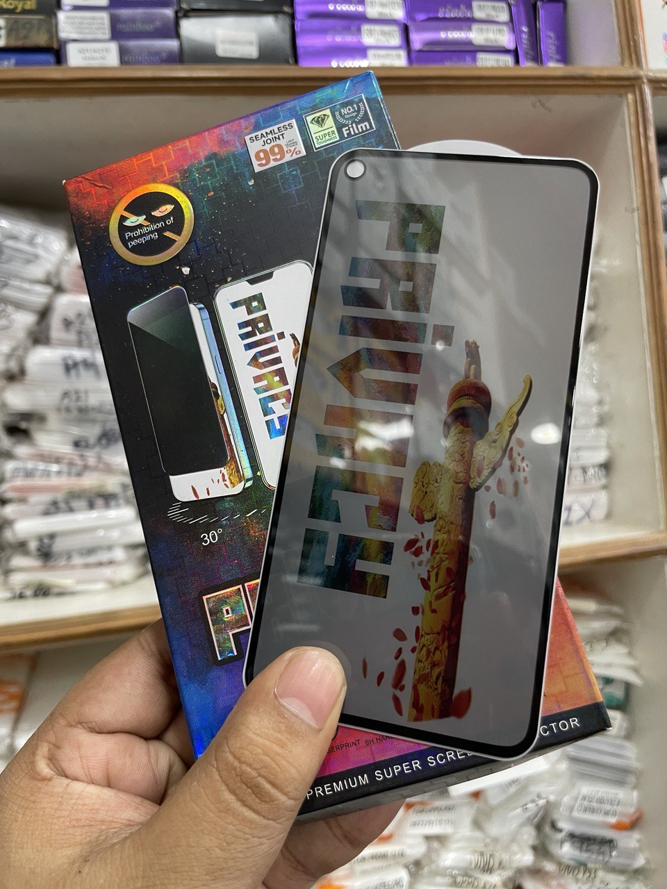 9H Privacy Glass Screen Protector for Google Pixel 6, Pixel 6A, Pixel 7, Pixel 7A, Anti-Scratch, Anti-Fingerprint, Anti-Oil, Ultra-Thin, Bubble-Free, Full Coverage. 