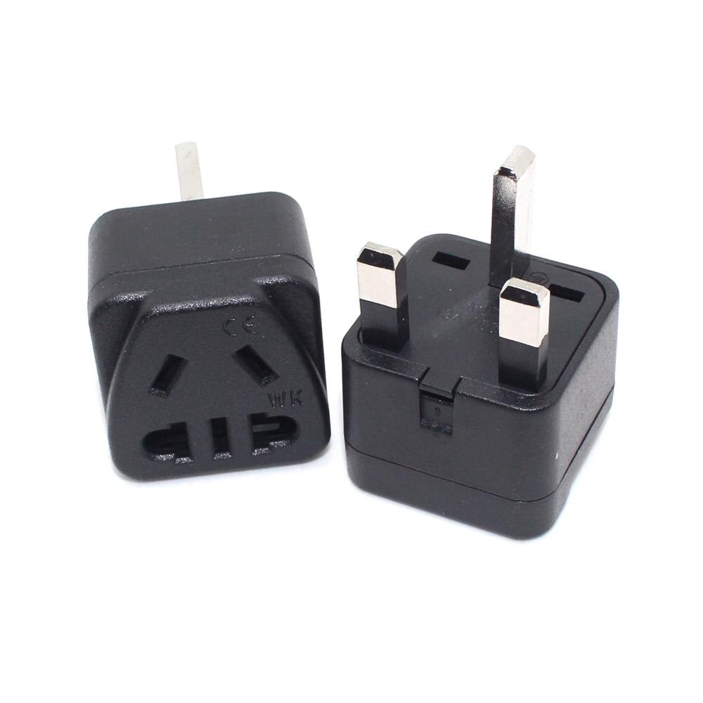 UK Travel Adapter, AUS US EU Euro Power Socket to BS1363-A plug,BS Tyep G charge power plug 250V10A With Safety Shutter. 