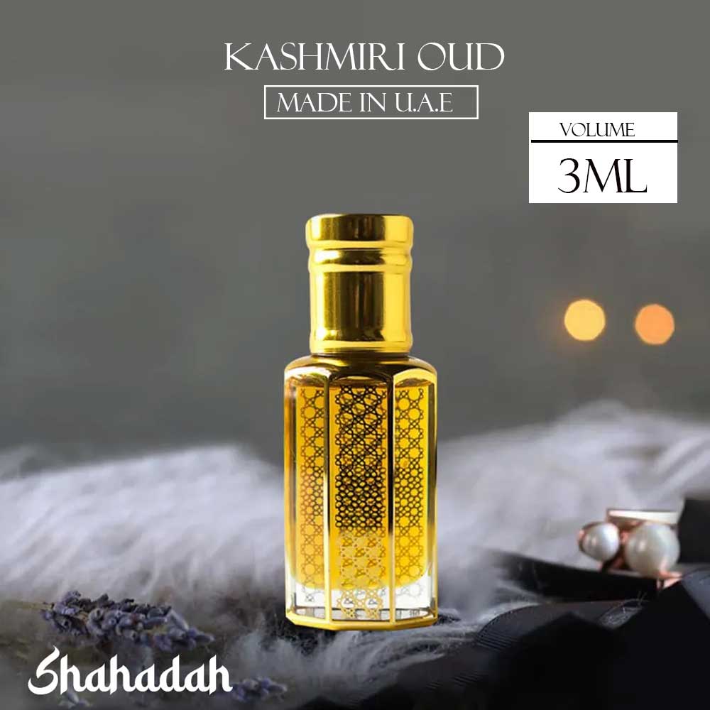 KASHMIRI OUDH -Made In U.A.E-long lasting premium attar for man -3ml-6ml-12ml
