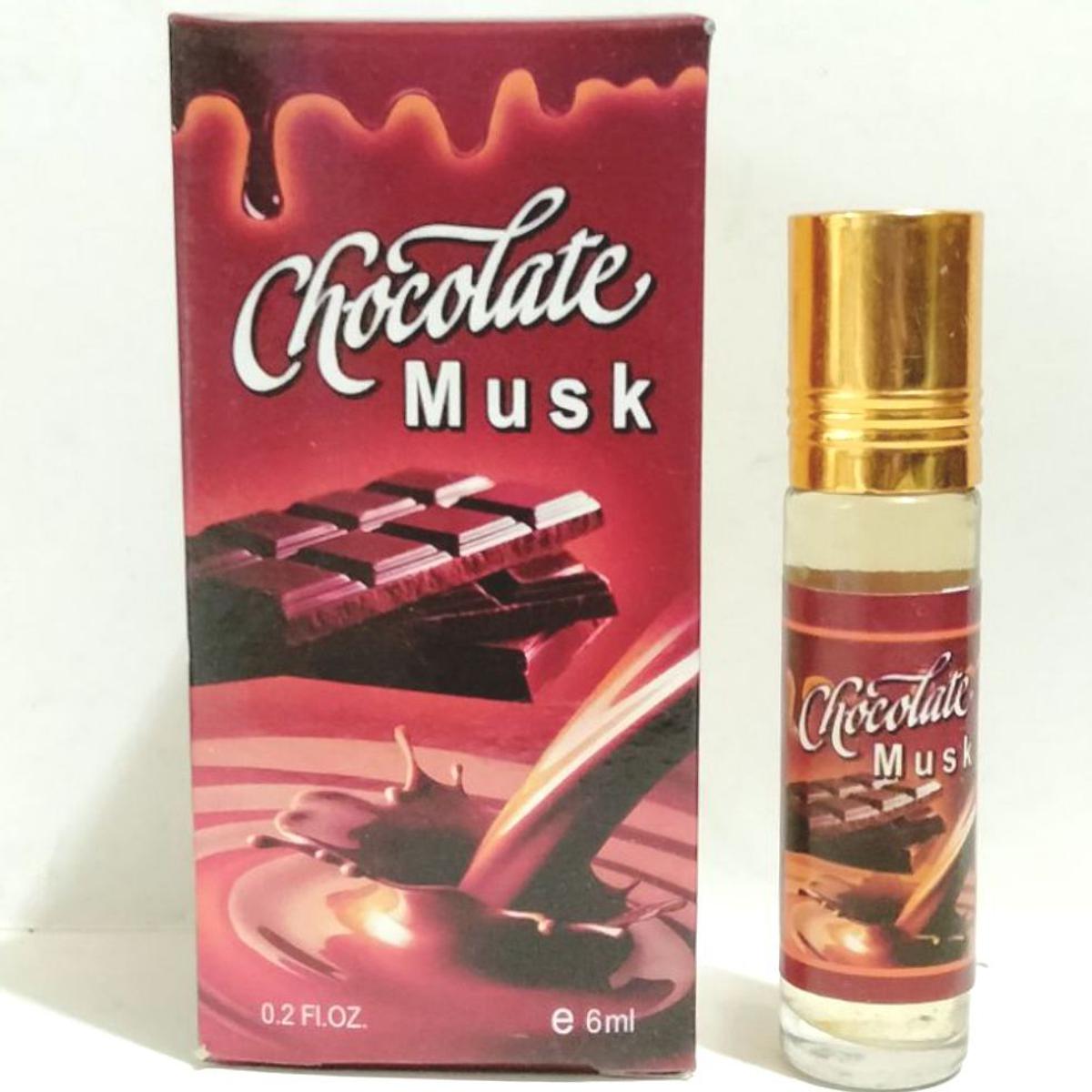Chocolate Musk Attar 24 Hours Long-Lasting and 100% Halal 6ml Ator