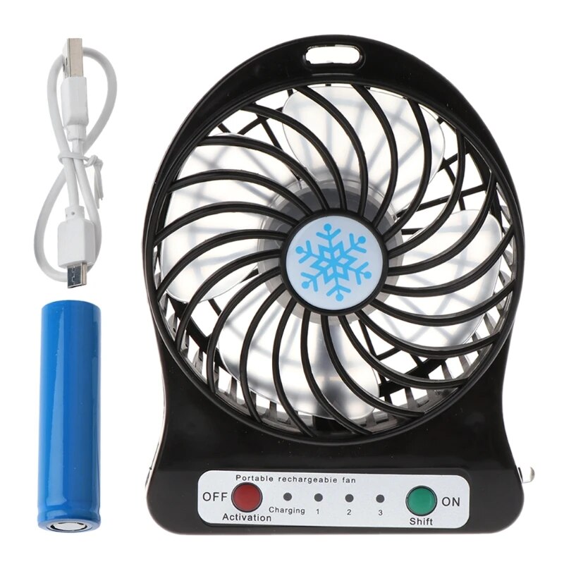 R9UD Portable Fan USB Handheld Fan Mini Personal Small Table Fan Portable Fan Small but Mighty Quiet. 