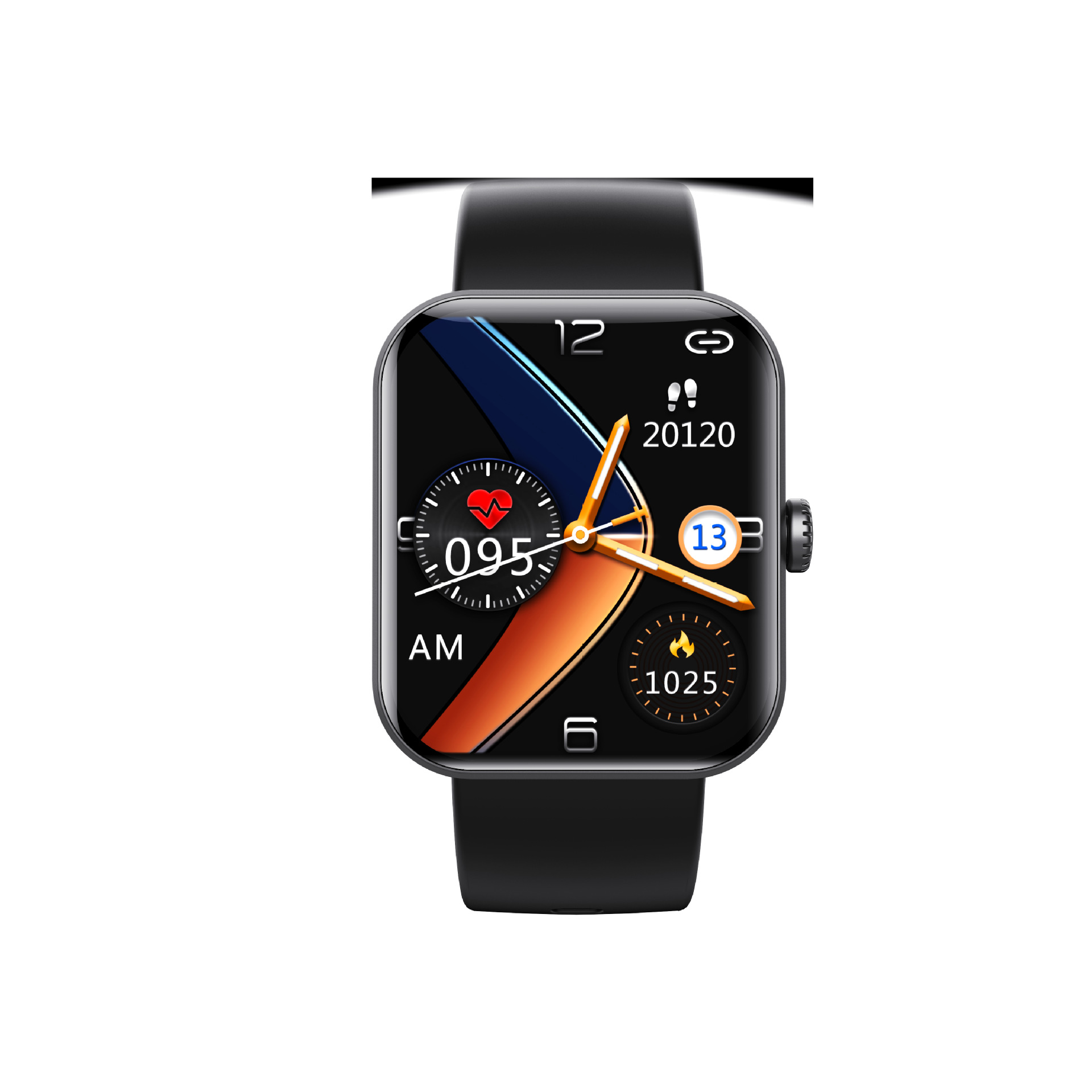 The new cross-border F57L smart watch body temperature, heart rate, blood oxygen information reminder, step counting, smart bracelet, sports watch. 