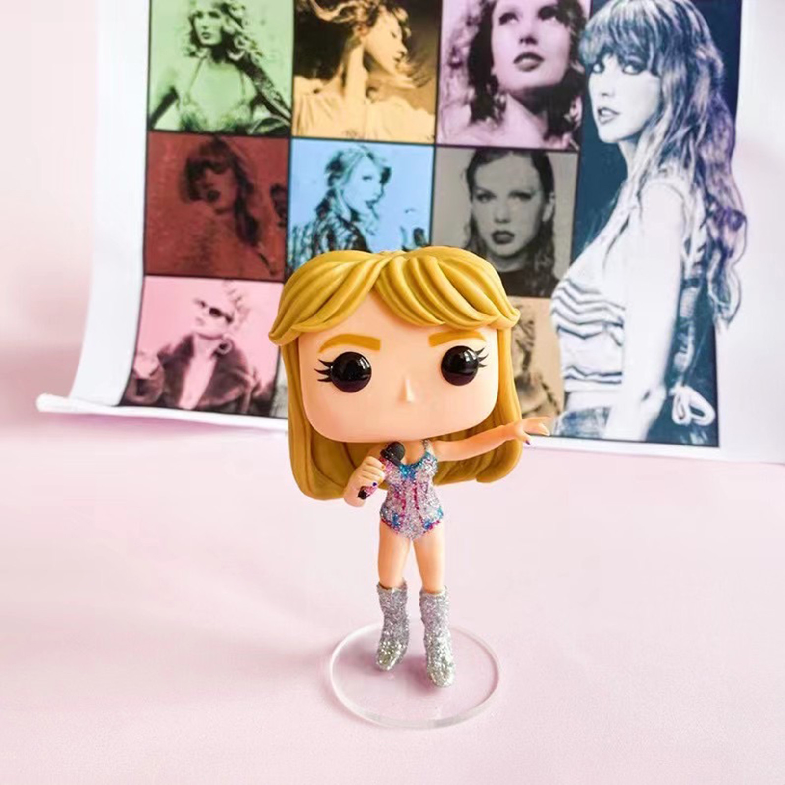 Taylor Cartoon Figures Dolls Swift Anime Characters Concert Styling Collective Models for Fans Gifts Home Desktable Decorations