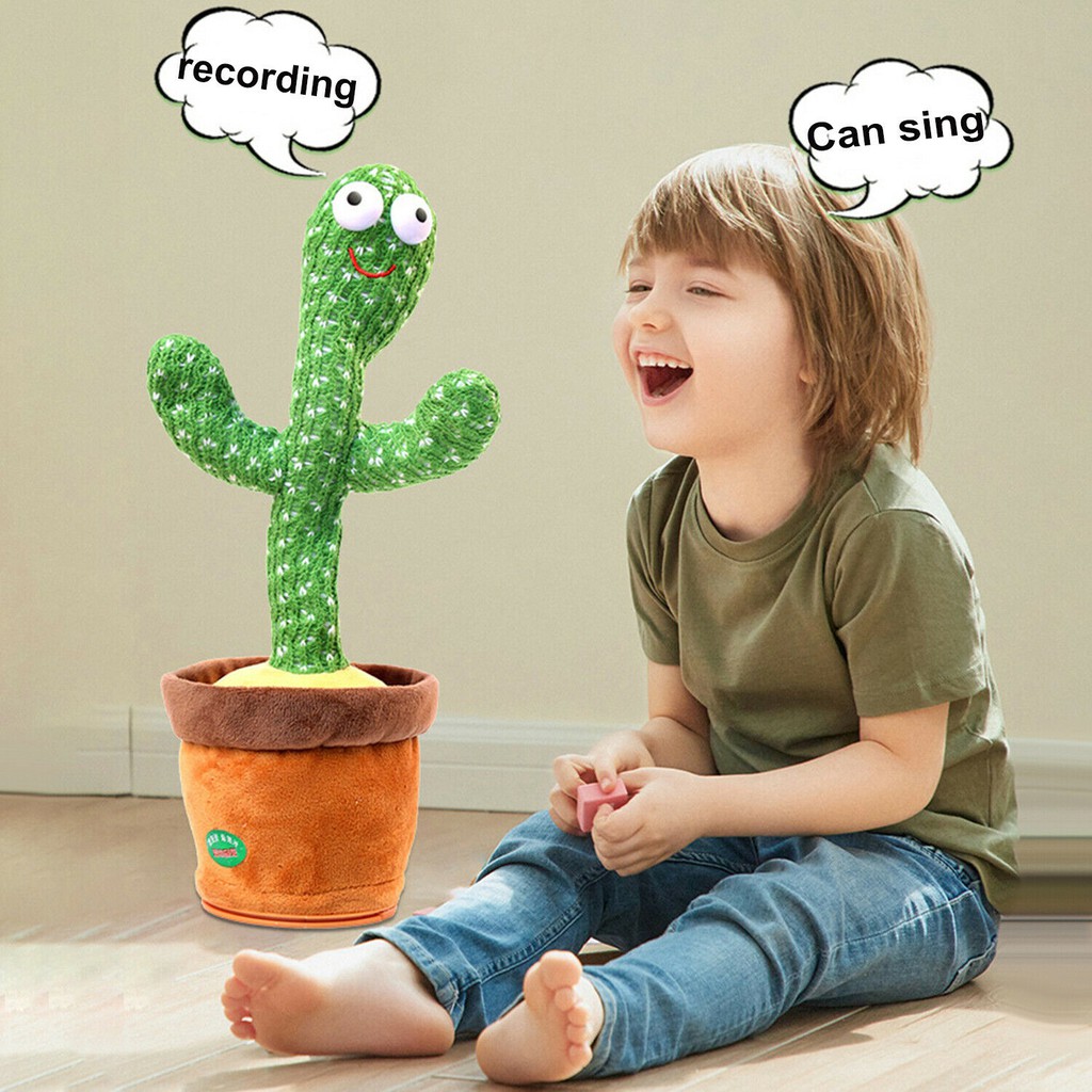 (GEARBEST)  Cactus Plush Toy Electric Singing Songs Dancing And Twisting Cactus Luminous Recording Learning To Speak Twisting Plush Toy Cactus Plush Toy Electric Singing Songs Dancing And Twisting Cactus Luminous Recording Learning To Speak Twisting Plush. 
