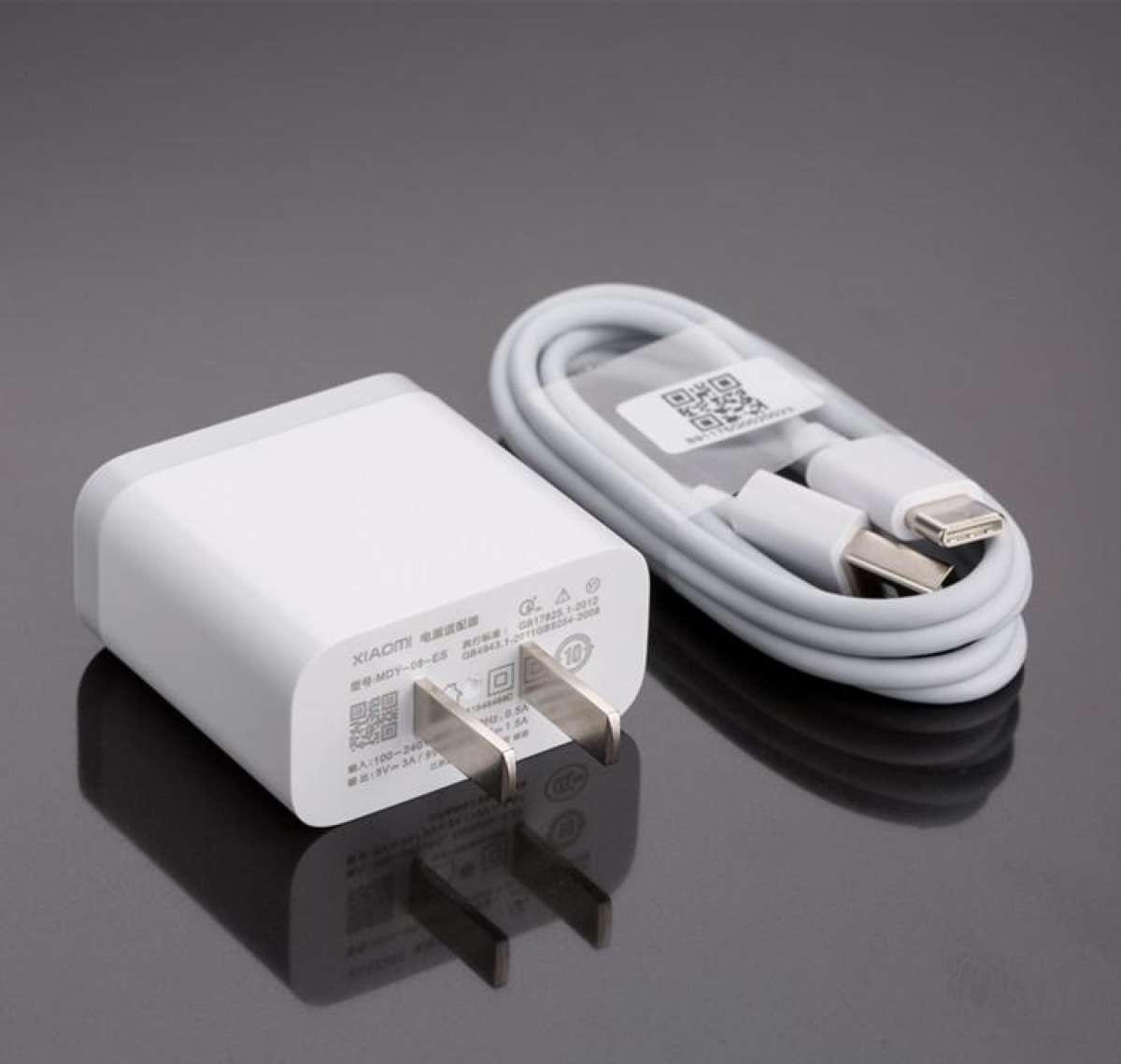 QC3.0 MI6 charger 3A Travel Quick USB Wall Adapter tipe/type C Cable. 