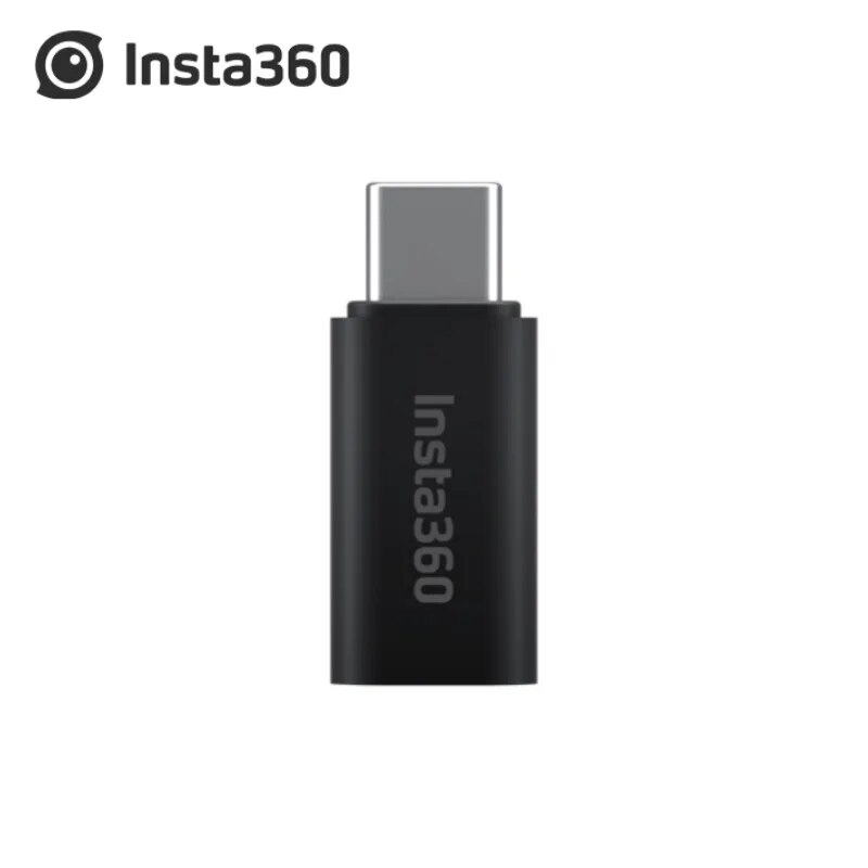 Insta360 ONE R Mic Adapter//Accessory For Insta 360 ONE R Type c to 3.5MM Microphone Adapter. 
