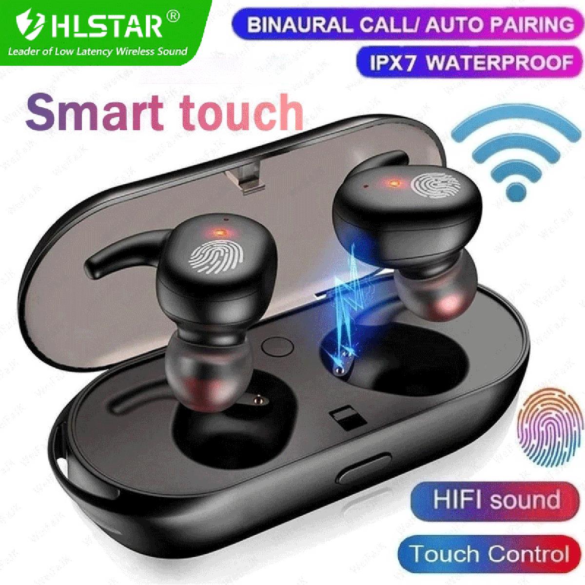 HLstar® NEW Air buds Y30 TWS Bluetooth Headphones Stereo Wireless Earphones Earbuds In-ear Noise Reduction Waterproof Headphones With Microphone For Mobile. 