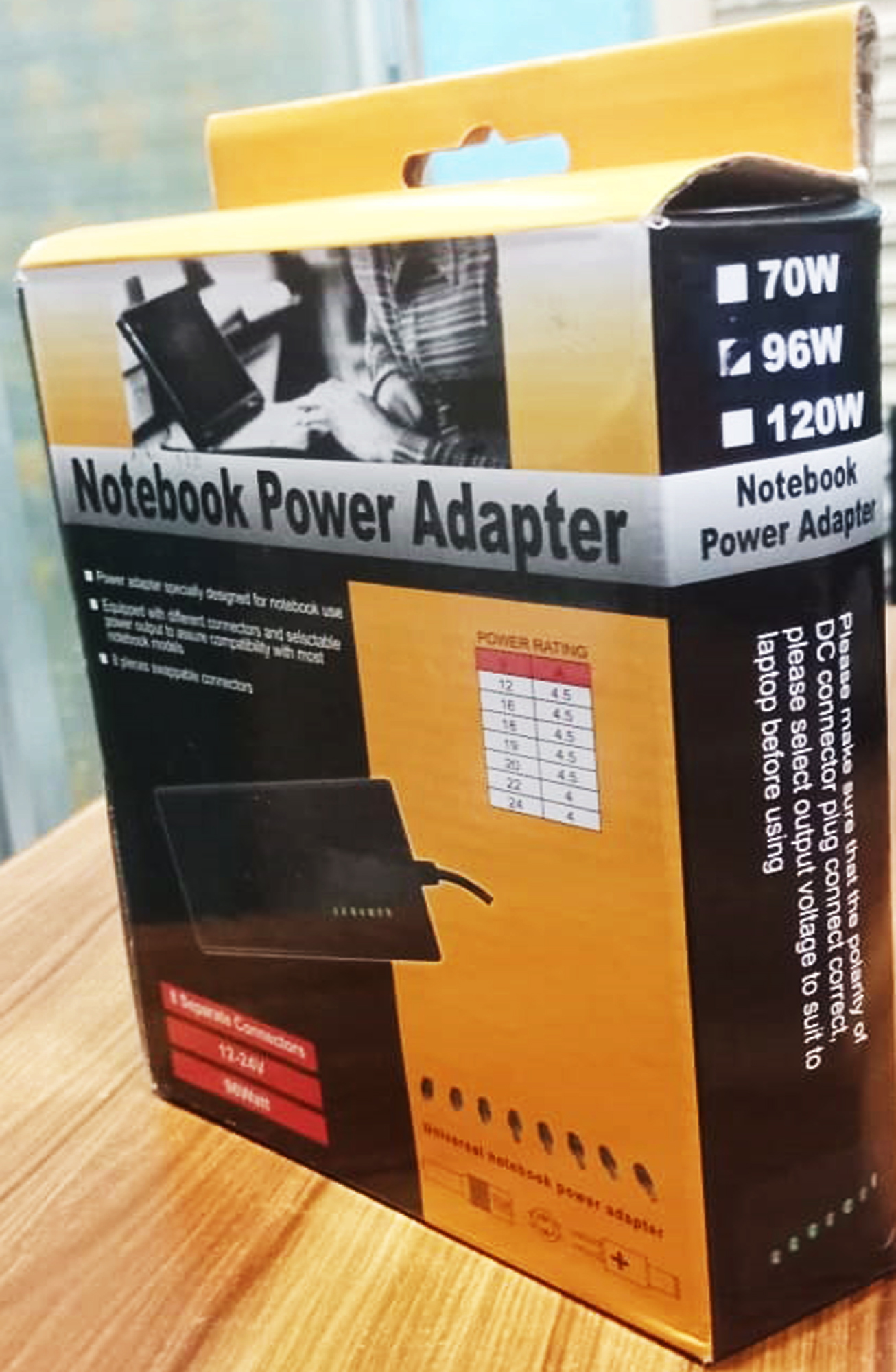 Multi function Universal Laptop Charger Notebook Power adapter. 