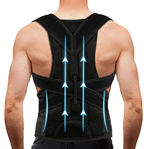 Back Corrector Corset Magnetic Posture Corrector Straight Shoulder Brace Lumbar Support Pain Relief For Children Adult Women Men