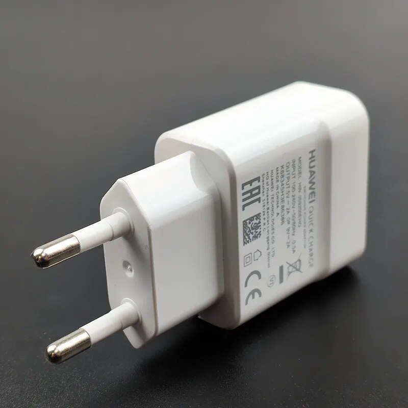 Original Huawei P20 Lite Charger Fast Charge 9V/2A EU power adapter usb type c cable for p20 lite y9 prime 2019 Nova 3 3i 4. 
