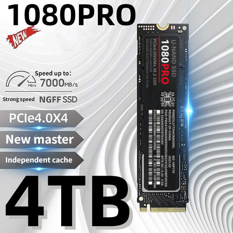 New 1080 PRO V NADA PCIe 5.0 NVMe 4.0 M.2 2280 990 1TB 2TB 4TB SSD