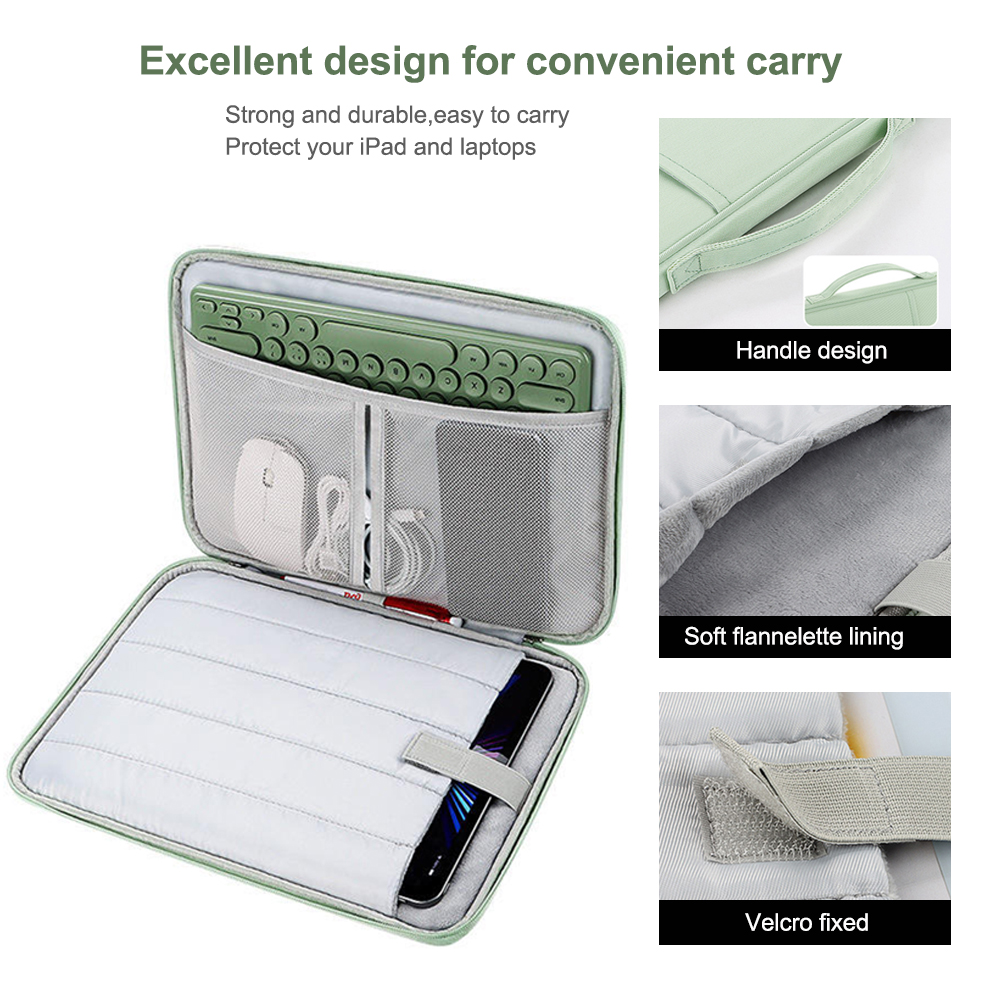 Tablet Bag for Samsung Galaxy Tab S9 Plus S9+ Xiaomi Mi Pad 6 Pro Sleeve Bag Pouch Portable Handbag for Lenovo Tab M10 FHD Plus. 