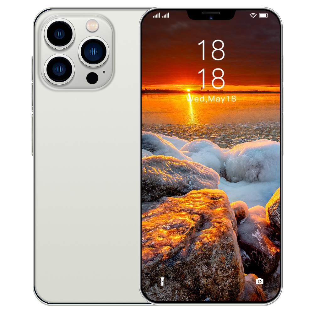 i13 Promax Cross-Border Low Price 7.3 Inch Android Smartphone 2+16G All-in-One Machine 1300 Million Pixels in Stock. 
