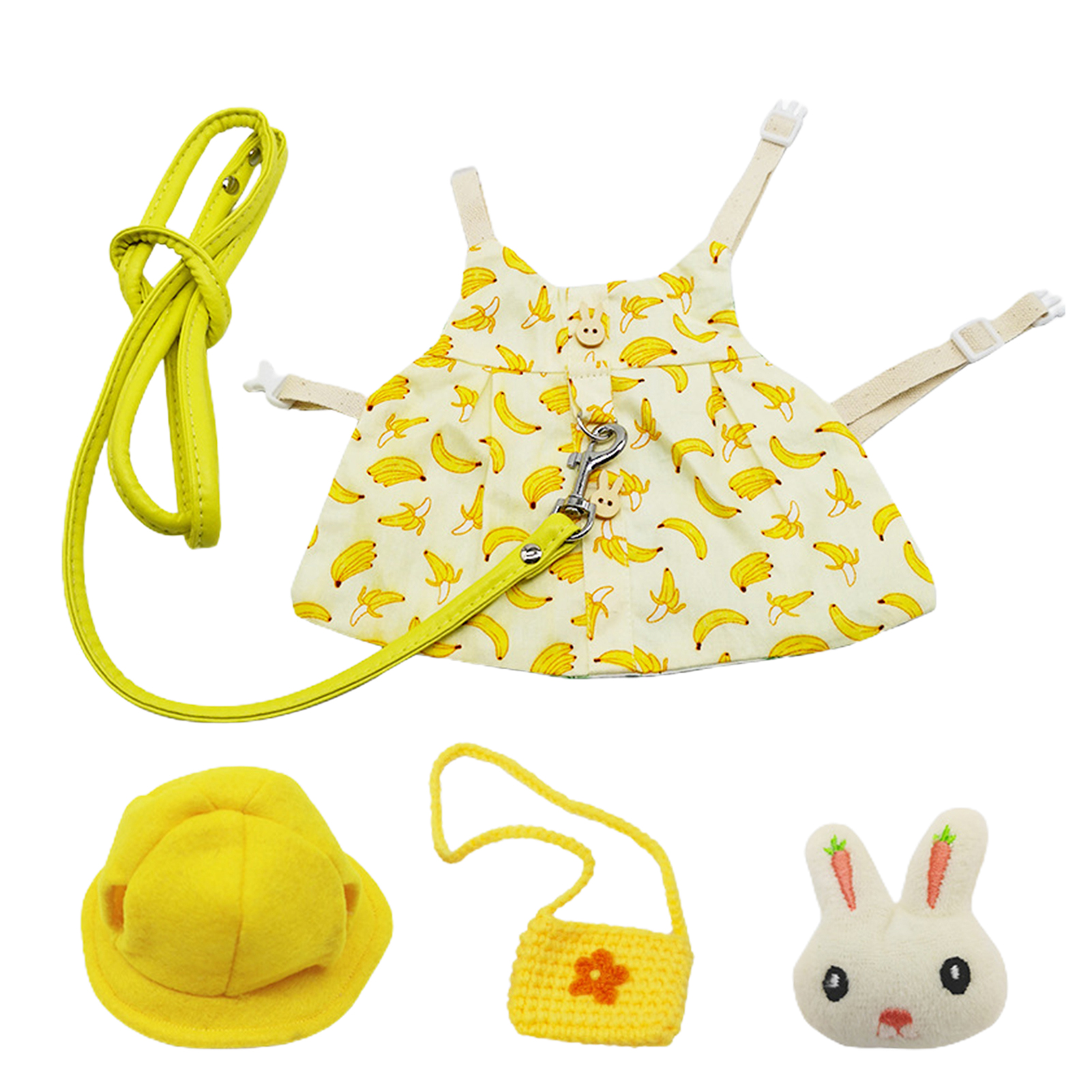 Rabbit Costume Charming Bunny Pet Vest cessories Outdoor Leash Rabbit Clothes. 