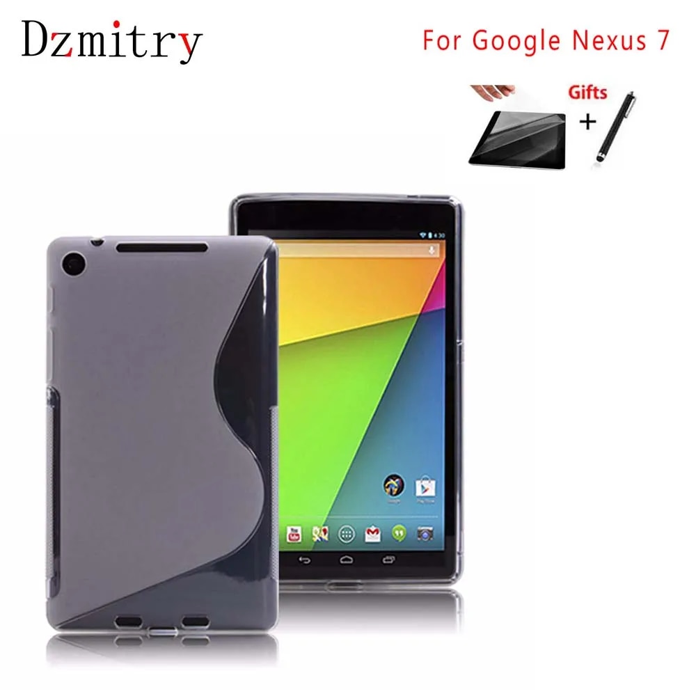 High quality S Line TPU Case Cover Silicone Skin Soft Gel Case for Google Nexus 7 II 2013 2nd 2 Generation(Not for Nexus 7 1st). 