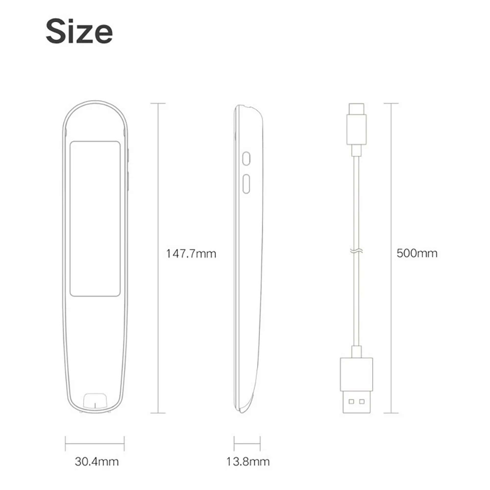 Youdao Language Translator Pen 3 Pro Scanning Dictionary Pen For Language Learner Multilingual Translated Pen（English Interface). 