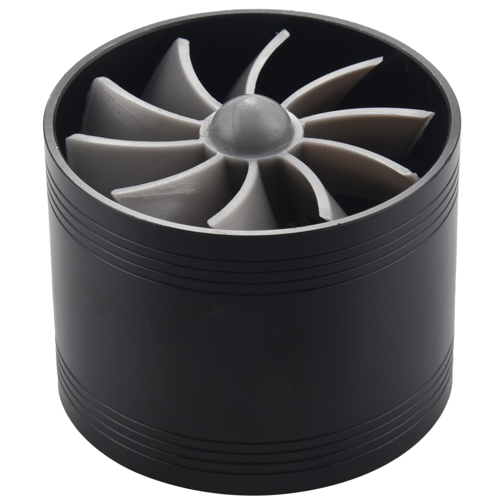 F1-Z Universal Single-Sided Turbine Engine Intake Turbocharger Black