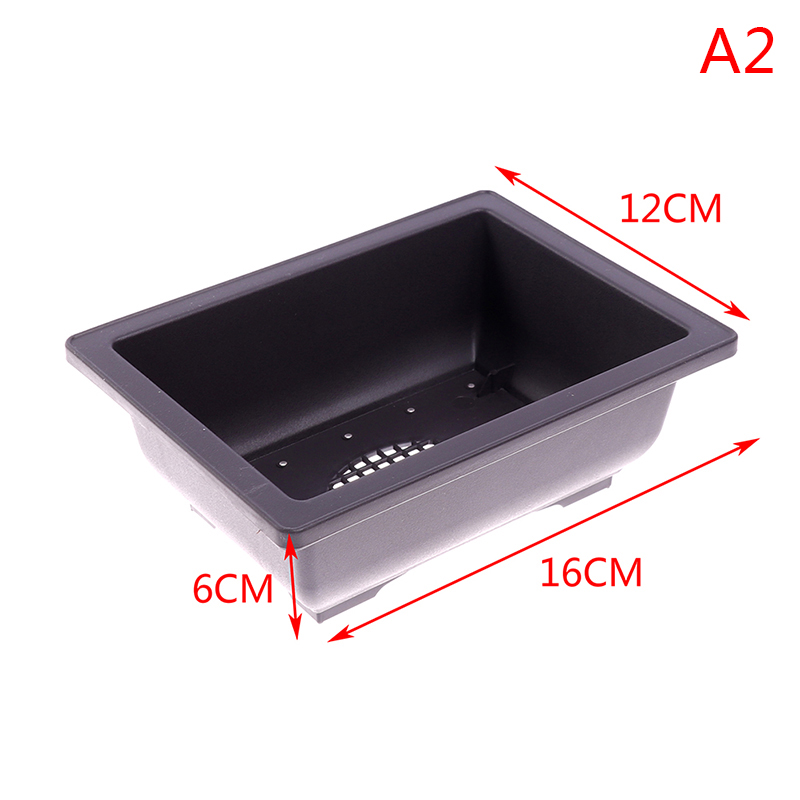 Imitation Plastic Balcony Square Pots Flower Bonsai Bowl Nursery Basin Pots