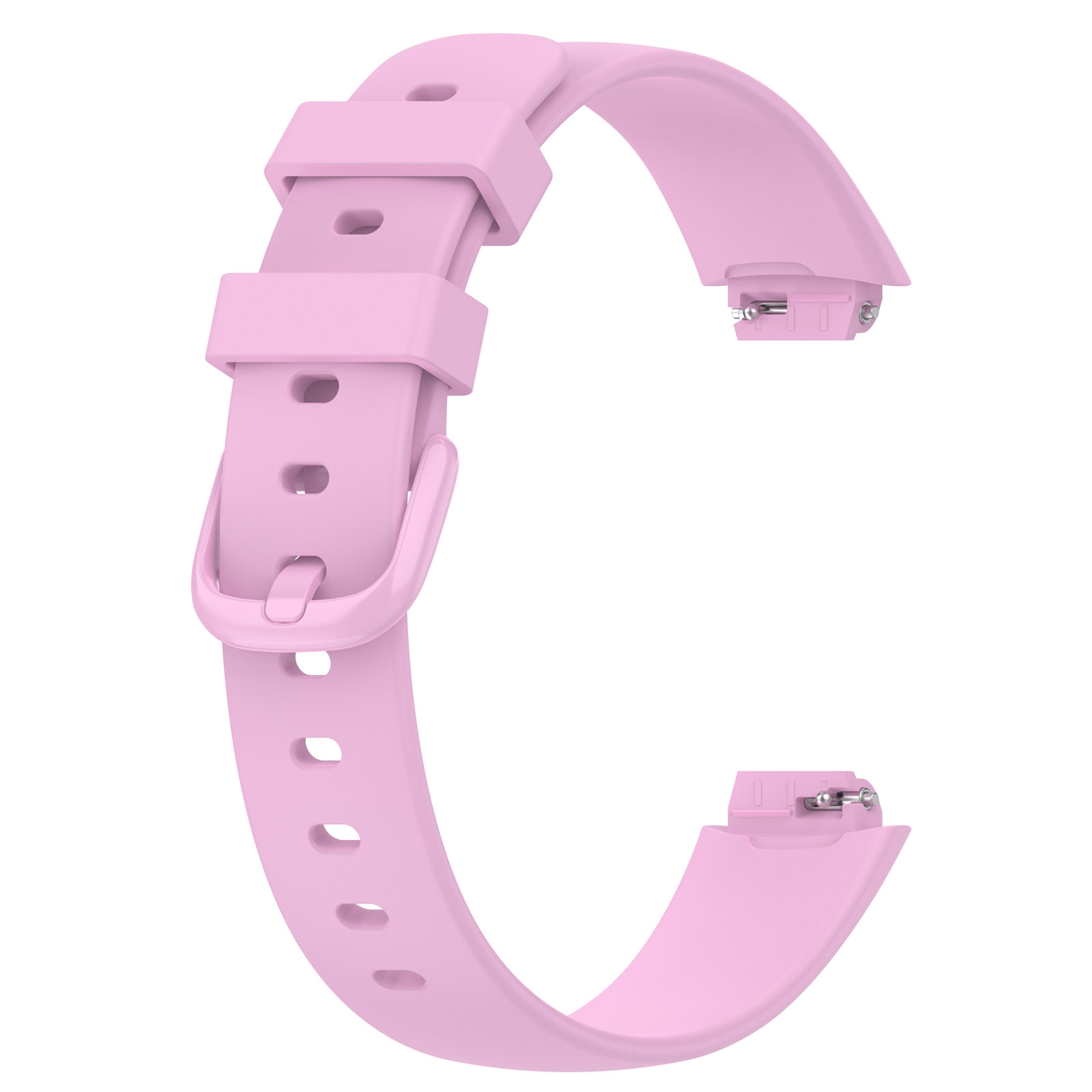 For Fitbit Inspire 3 Solid Color Silicone Watch Band, Size:S. 